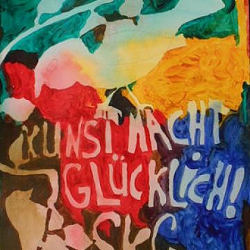 Tage der offenen Ateliers 2017 - Odenwaldkreis - Schmitt-Kunst-Gumpen - Veröffentlichung bitte nur mit dem Fotohinweis: Andreas Schmitt / Kunst macht glücklich. (2016)