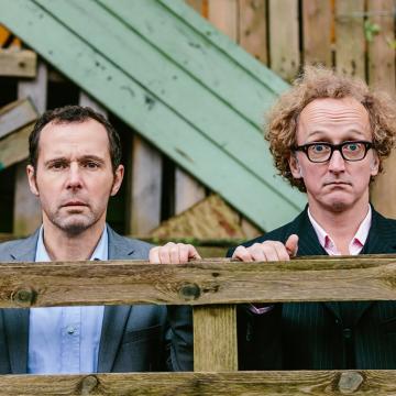 Kleinkunst auf dem Land 2017 - TTT-privat: Bernd Blömer und Dirk Tillack: „Wir müssen draußen bleiben“ - Veröffentlichung bitte nur mit dem Fotohinweis: © Smilla Dankert