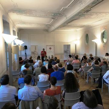 Blind Date Lesung im Winterrefektorium des Klosters Seligenstadt am 21. Juni 2017 - Foto: Kreis Offenbach