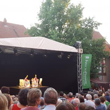 25. Internationales Straßentheaterfestival "Gassensensationen" vom 5. bis 08. Juli 2017 in Heppenheim - Teatro dei Piedi, Sonata a quatro Piedi - Foto: Kultursommer Südhessen e.V.