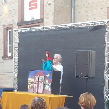 25. Internationales Straßentheaterfestival "Gassensensationen" vom 5. bis 08. Juli 2017 in Heppenheim - Albert Völkl, Dr. Faust im Puppentheater - Foto: Kultursommer Südhessen e.V.