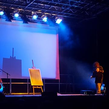 25. Internationales Straßentheaterfestival "Gassensensationen" vom 5. bis 08. Juli 2017 in Heppenheim - Borja Cia. Ytuquepintas, Sandträume - Foto: Kultursommer Südhessen e.V.