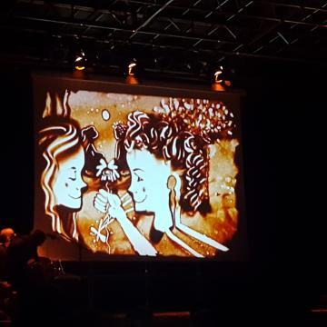 25. Internationales Straßentheaterfestival "Gassensensationen" vom 5. bis 08. Juli 2017 in Heppenheim - Borja Cia. Ytuquepintas, Sandträume - Foto: Kultursommer Südhessen e.V.