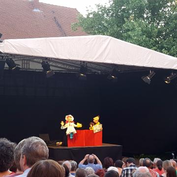 25. Internationales Straßentheaterfestival "Gassensensationen" vom 5. bis 08. Juli 2017 in Heppenheim - Teatro dei Piedi, Sonata a quatro Piedi - Foto: Kultursommer Südhessen e.V.