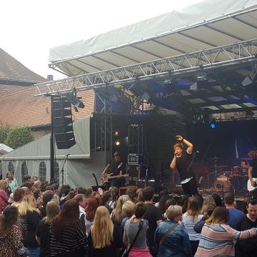 Freilichtbühne Bad König - Tom Beck & Band am 15. Juli 2017 - Support: Fünfter März - Foto: Kultursommer Südhessen e.V.