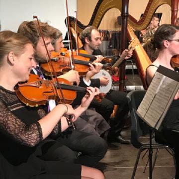 Gershwin meets Ravel - Elnara Ismailova, Klavier; Dirigent: Stefan Ottersbach; Universitätsorchester Gießen - am 2. Juli 2017 - Foto: Musikforum Seeheim Jugenheim