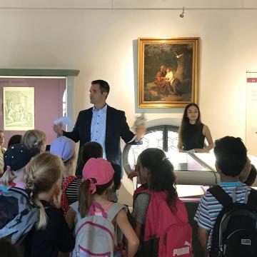 Im RegioMuseum gibt es Spannendes zu sehen, zu hören und mit zu erleben. Zum jährlichen Kultursommerprogramm im RegioMuseum und im Winterrefektorium kommen ca. 400 Kinder - Foto: Kreis Offenbach