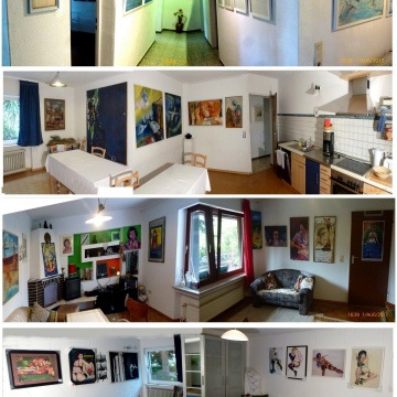 In seinem Atelier präsentiert Manfred Seifert Computer- und Objektkunst. - Foto: Manfred Seifert